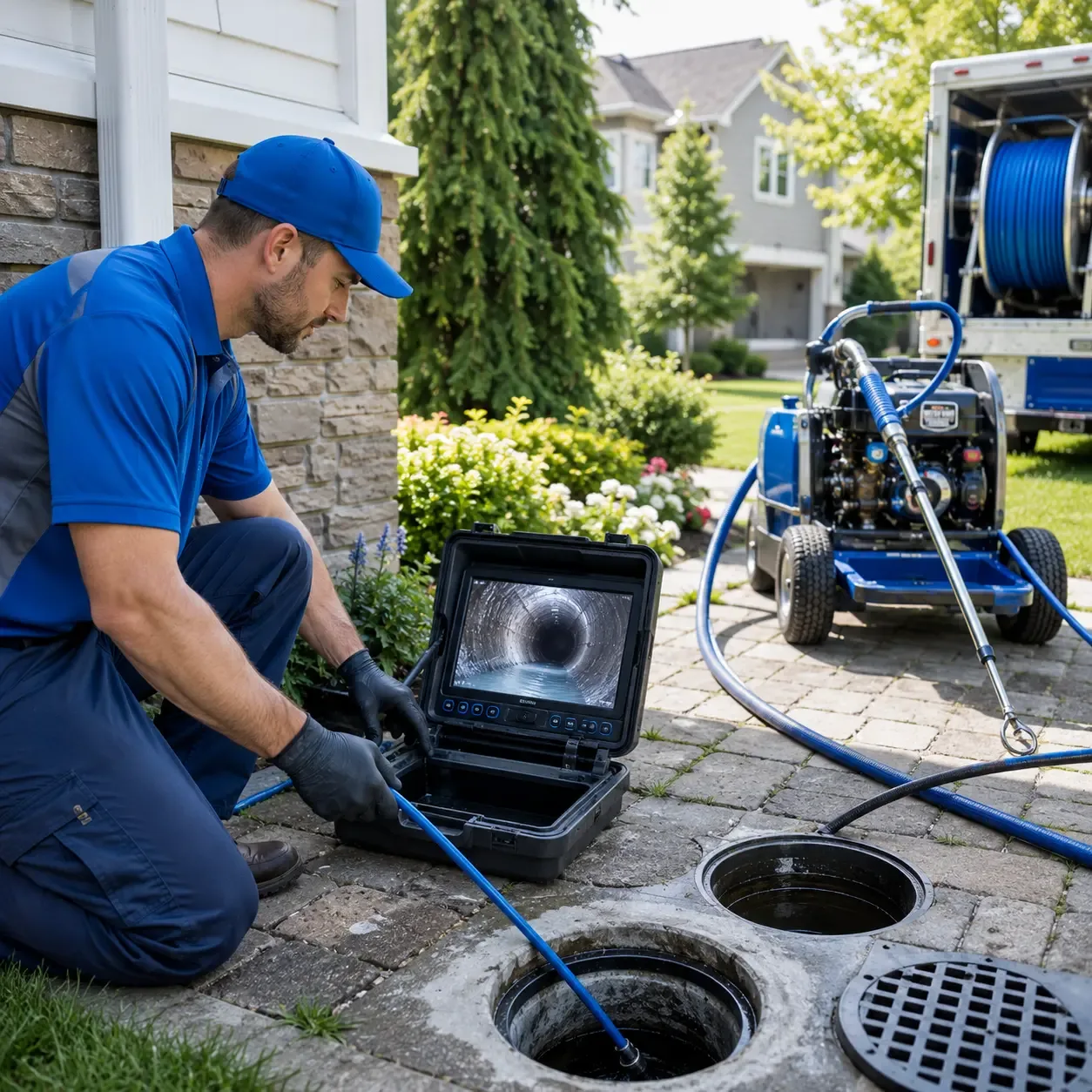 Outdoor drain cleaning professionals serving Campbell, NY