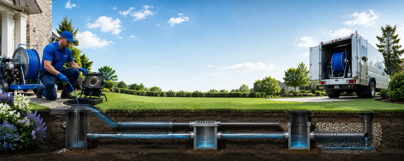 Outdoor drain cleaning information for Campbell, NY